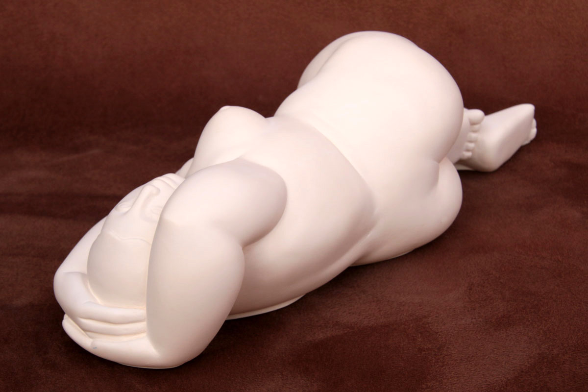 Purchase Reclining Nude by Frank Doson, handmade in plaster by the Modern Souvenir Company.